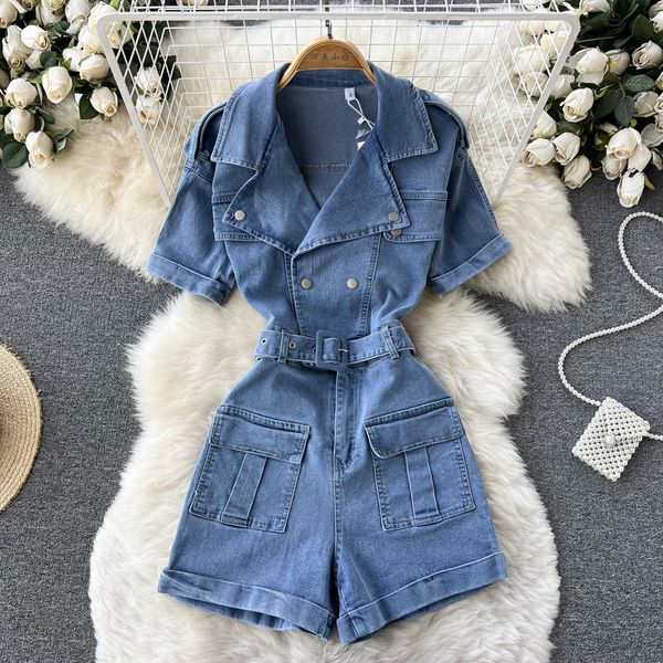 summer vintage denim women jumpsuits & rompers playsuits women's short sleeve bodycon casual s jumpsuit jeans overalls for women 2022, Black;white
summer vintage denim women jumpsuits & rompers playsuits women's short sleeve bodycon casual s jumpsuit jeans overalls for women 2022, Black;white