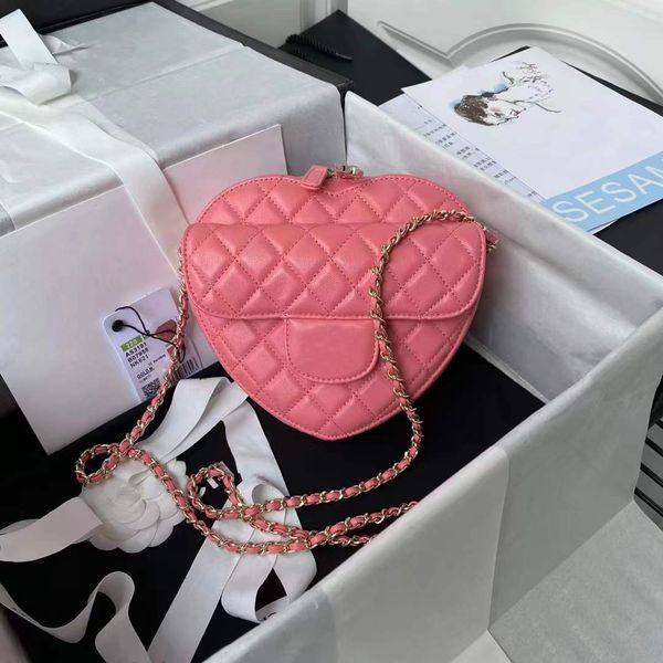 designers handbag bag purse chains cross body mini heart love bags shoulder bags genuine leather double letters solid hasp diamond lattice
designers handbag bag purse chains cross body mini heart love bags shoulder bags genuine leather double letters solid hasp diamond lattice