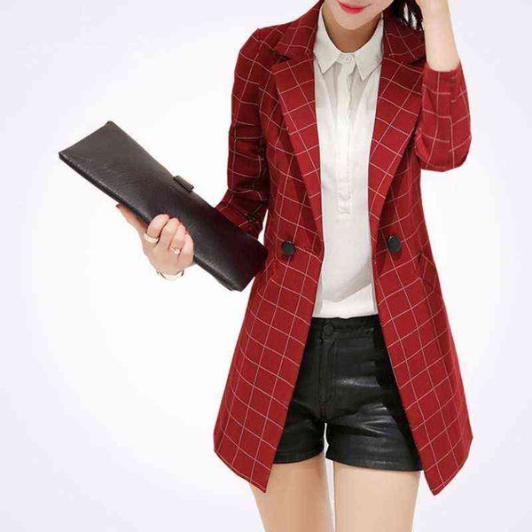 poenfly blazer spring autumn new blazer women coat slim mediumlong plaid long sleeves casual suit blazer female j220813, White;black
poenfly blazer spring autumn new blazer women coat slim mediumlong plaid long sleeves casual suit blazer female j220813, White;black