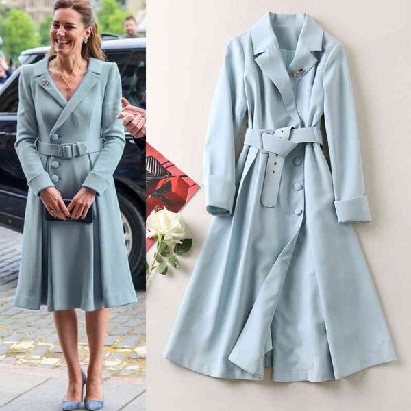 casual dresses princess kate's same autumn women's dress british style suit collar single breasted skirt windbreaker coat with bel, Black;gray
casual dresses princess kate's same autumn women's dress british style suit collar single breasted skirt windbreaker coat with bel, Black;gray