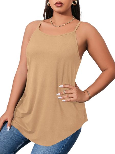 plus solid cami e61r#, Black
plus solid cami e61r#, Black