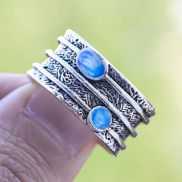 cluster rings punk couple creative blue opal stone carved wide for women men simple design gothic party jewelry gift wholesale, Golden;silver
cluster rings punk couple creative blue opal stone carved wide for women men simple design gothic party jewelry gift wholesale, Golden;silver