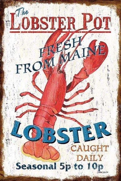 new vintage retro metal tin sign the lobster pot fresh from maine lobster home garage bar club l wall decor signs 12x8 inch
new vintage retro metal tin sign the lobster pot fresh from maine lobster home garage bar club l wall decor signs 12x8 inch