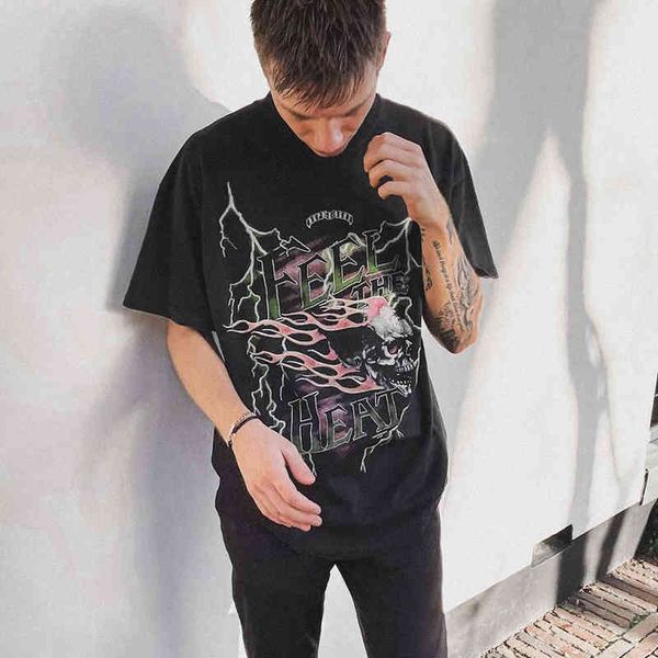 expr american soul hound vintage wash and make old print men's loose short sleeve t-shirt, White;black
expr american soul hound vintage wash and make old print men's loose short sleeve t-shirt, White;black