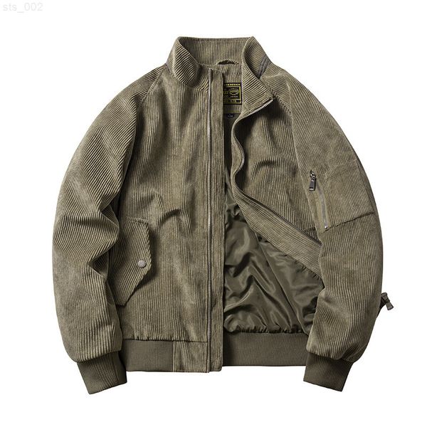 corduroy bomber jacket men spring autumn military air force jackets male slim fit windbreaker pilot coats m-5xl chaquetas hombre t220716, Black;brown
corduroy bomber jacket men spring autumn military air force jackets male slim fit windbreaker pilot coats m-5xl chaquetas hombre t220716, Black;brown
