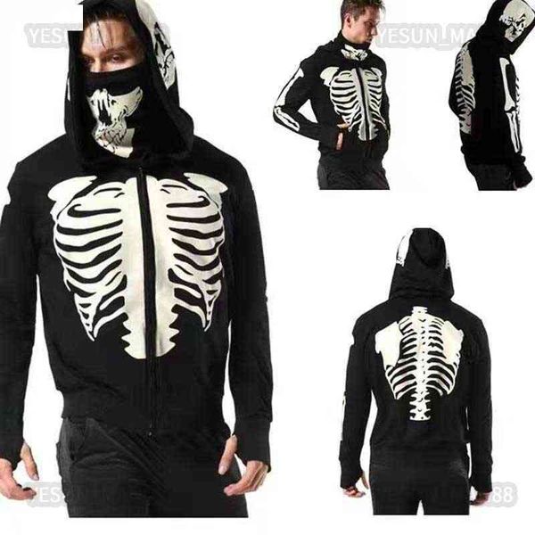 designer european and american fashion brand hoodie mens and womens autumn and winter skull body printed personalized casual hooded sweater, Black
designer european and american fashion brand hoodie mens and womens autumn and winter skull body printed personalized casual hooded sweater, Black