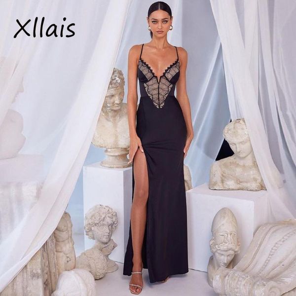 casual dresses xllais spaghetti strap lace dress women deep v-neck summer elegant bodycon robes evening midi long vestidos, Black;gray
casual dresses xllais spaghetti strap lace dress women deep v-neck summer elegant bodycon robes evening midi long vestidos, Black;gray
