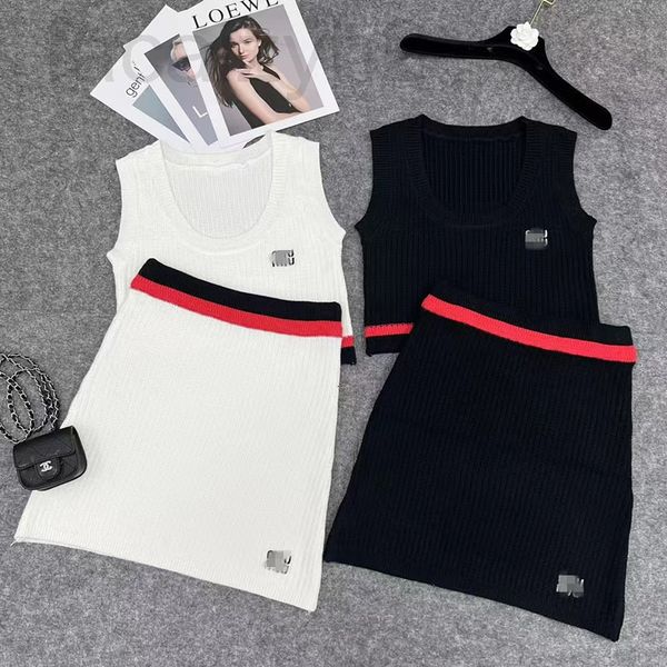 women's two piece pants designer 22 new summer sleeveless knitted vest and skirt 2-piece set 80uq, White
women's two piece pants designer 22 new summer sleeveless knitted vest and skirt 2-piece set 80uq, White