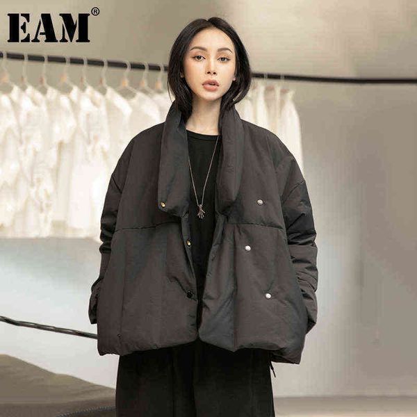 eam loose fit black warm short down jacket stand collar long sleeve women parkas fashion autumn winter 1dd1642 211118
eam loose fit black warm short down jacket stand collar long sleeve women parkas fashion autumn winter 1dd1642 211118