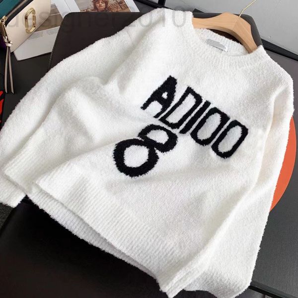 women's knits & tees designer selling d-home knitwear women's 2021 early autumn thin no. 8 letter round neck pullover long sleeve, White
women's knits & tees designer selling d-home knitwear women's 2021 early autumn thin no. 8 letter round neck pullover long sleeve, White