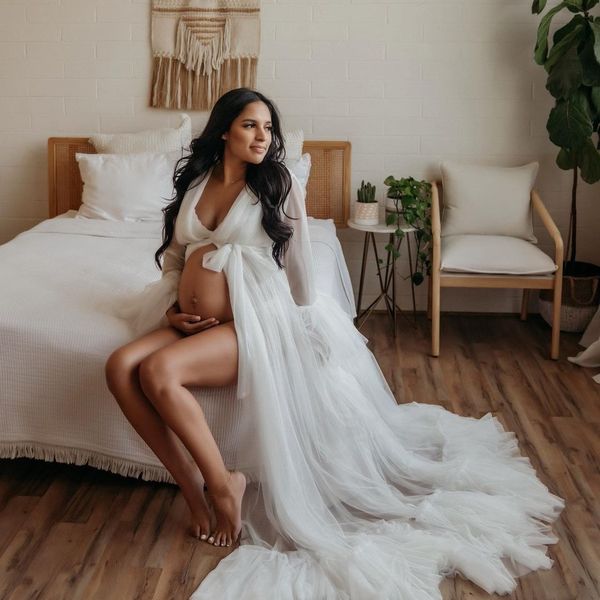 maternity dress for p shoot 2022 bride prom dresses tulle long sleeve robes evening gowns vestido de novia, Black
maternity dress for p shoot 2022 bride prom dresses tulle long sleeve robes evening gowns vestido de novia, Black