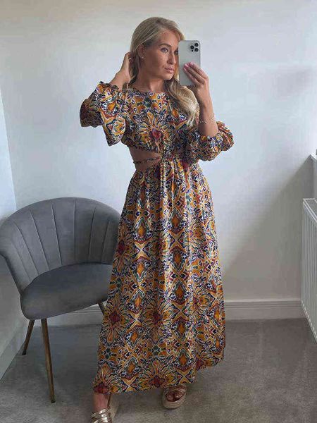 pb&za women 2022 summer new chic fashion hollow design print dress vintage long sleeve female dresses vestidos mujer t220804, Black;gray
pb&za women 2022 summer new chic fashion hollow design print dress vintage long sleeve female dresses vestidos mujer t220804, Black;gray