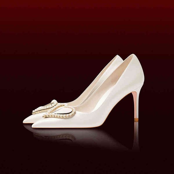 dress shoes summer and autumn women's shoes pointed thin heels beaded heart silk banquet dress wedding lvx8, Black
dress shoes summer and autumn women's shoes pointed thin heels beaded heart silk banquet dress wedding lvx8, Black