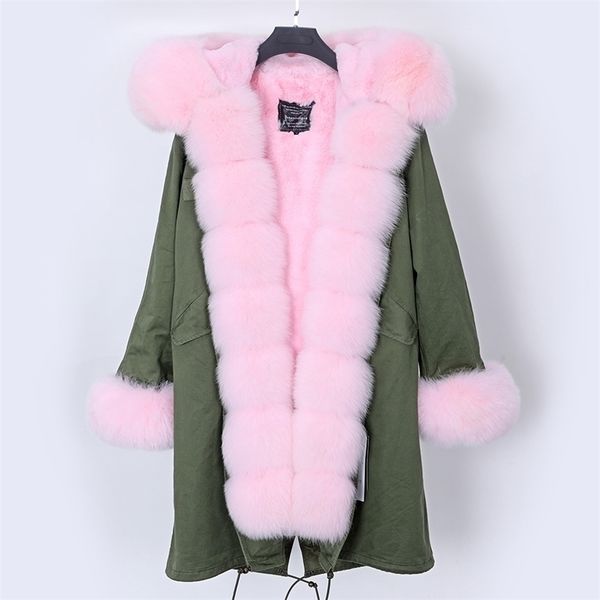 maomaokong winter women long coat fashion real fur coat woman parks hooded natural fur collar winter warm jackets lj201127, Black
maomaokong winter women long coat fashion real fur coat woman parks hooded natural fur collar winter warm jackets lj201127, Black
