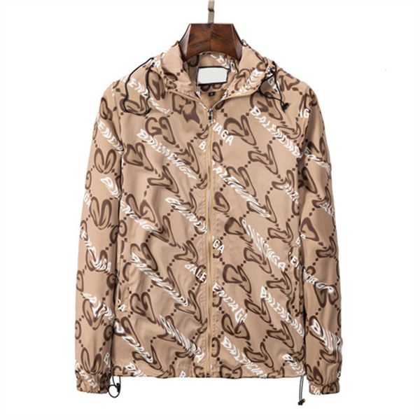 2022 men's designer jacket stripe printed zipper fashion autumn winter men and women clothes coats 102, Black;brown
2022 men's designer jacket stripe printed zipper fashion autumn winter men and women clothes coats 102, Black;brown