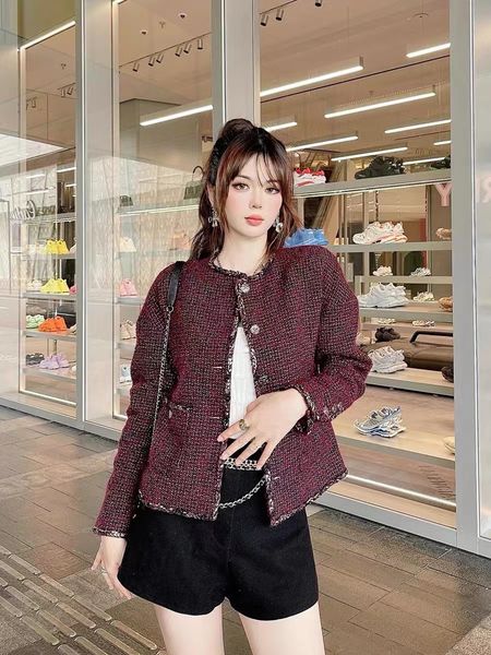 chan2022 new women's jacket fashion luxury tweed casual coat autumn and winter mother's day birthday gift valentine's day tha, Black;brown
chan2022 new women's jacket fashion luxury tweed casual coat autumn and winter mother's day birthday gift valentine's day tha, Black;brown