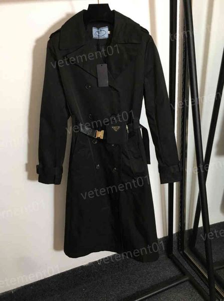 womens designer trench coats black triangle logo embellishment double breasted long sleeve trench coat luxury autumn fashion brand long jac, Tan;black
womens designer trench coats black triangle logo embellishment double breasted long sleeve trench coat luxury autumn fashion brand long jac, Tan;black
