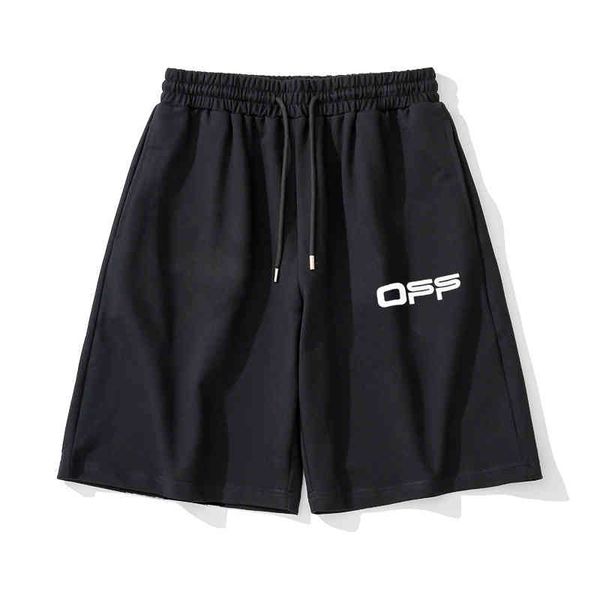 men's fashion trend new personality casual brand shorts wholesale off summer airport strip ow loose and women's five point, White;black
men's fashion trend new personality casual brand shorts wholesale off summer airport strip ow loose and women's five point, White;black