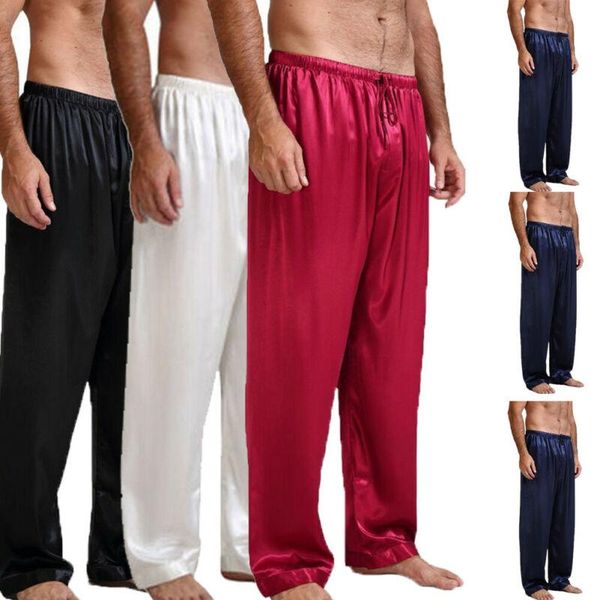 men's sleepwear men's satin silk soft pajamas pyjamas pants sleep bottoms lounge pant s-xl, Black;brown
men's sleepwear men's satin silk soft pajamas pyjamas pants sleep bottoms lounge pant s-xl, Black;brown