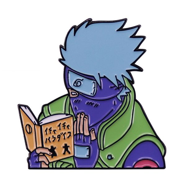 hatake kakashi reading icha icha paradise enamel brooch pins metal funny badges lapel pin jewelry accessories, Blue
hatake kakashi reading icha icha paradise enamel brooch pins metal funny badges lapel pin jewelry accessories, Blue