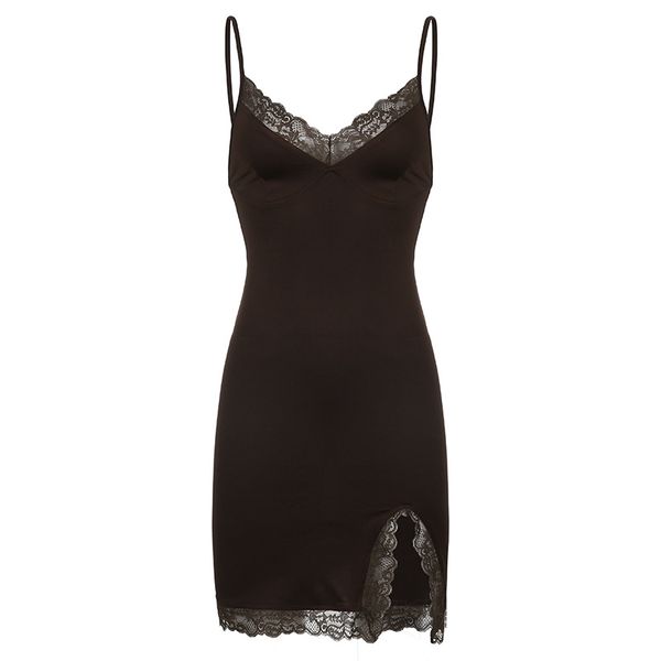 casual dresses woman fashion irregular split lace splicing skirt v-neck lace suspender dress, Black;gray
casual dresses woman fashion irregular split lace splicing skirt v-neck lace suspender dress, Black;gray
