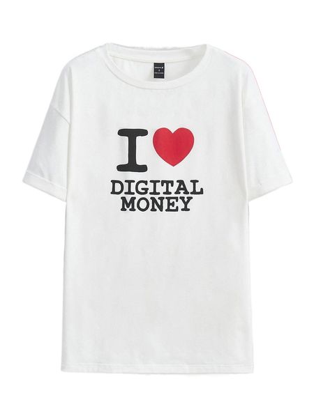 x env spilled ink letter graphic drop shoulder tee h4fz#, White 
x env spilled ink letter graphic drop shoulder tee h4fz#, White