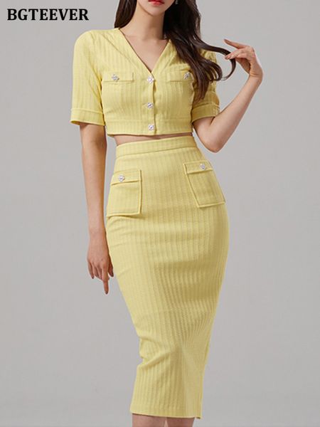 elegant summer ladies 2 pieces skirt set v-neck short sleeve single-breasted cardigans & high waist package hip skirts, White
elegant summer ladies 2 pieces skirt set v-neck short sleeve single-breasted cardigans & high waist package hip skirts, White