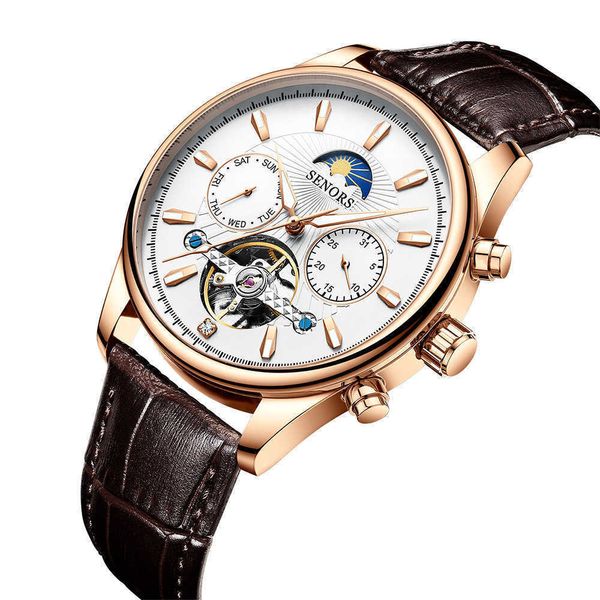 tiktok watch senas man business mechanical watches table water proof mechanical wristwatches, Slivery;brown
tiktok watch senas man business mechanical watches table water proof mechanical wristwatches, Slivery;brown