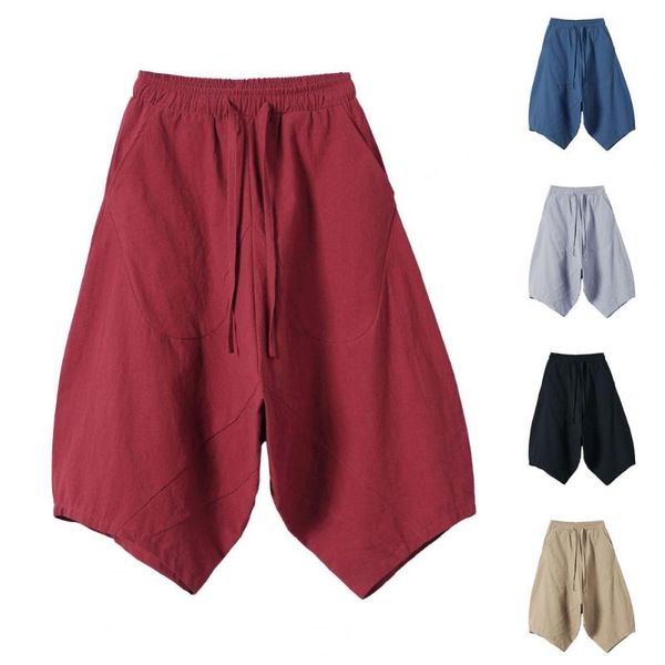 men's pants men's pants casual men capri drop crotch solid color high waist baggy cropped trousers for daily life, Black
men's pants men's pants casual men capri drop crotch solid color high waist baggy cropped trousers for daily life, Black