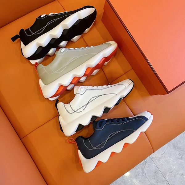 vogue men casual sports shoes knit calfskin stitching geometric pattern wave thick soled low-running shoe man designer luxury platform sneak
vogue men casual sports shoes knit calfskin stitching geometric pattern wave thick soled low-running shoe man designer luxury platform sneak