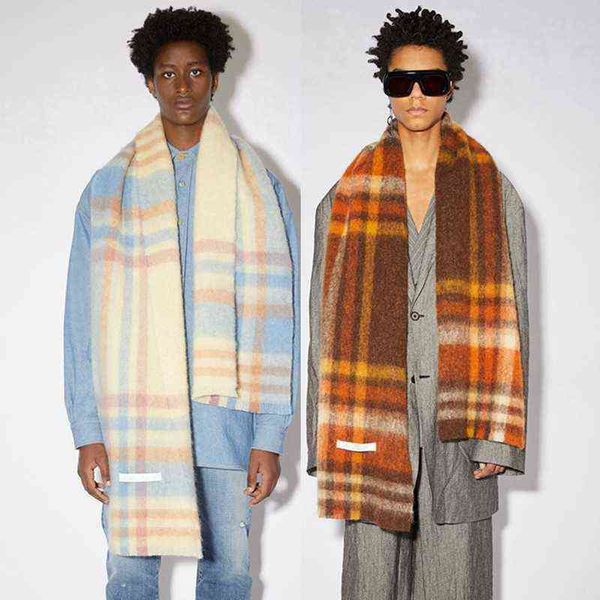 scarves 2021 autumn and winter new imitation cashmere rainbow ac scarf women's nordic fashion thickened warm baba plaid bib, Blue;gray
scarves 2021 autumn and winter new imitation cashmere rainbow ac scarf women's nordic fashion thickened warm baba plaid bib, Blue;gray