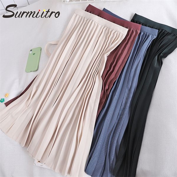surmiitro midi pleated skirt women for spring autumn 2020 casual ladies korean high waist a line long skirt female t200712, Black
surmiitro midi pleated skirt women for spring autumn 2020 casual ladies korean high waist a line long skirt female t200712, Black