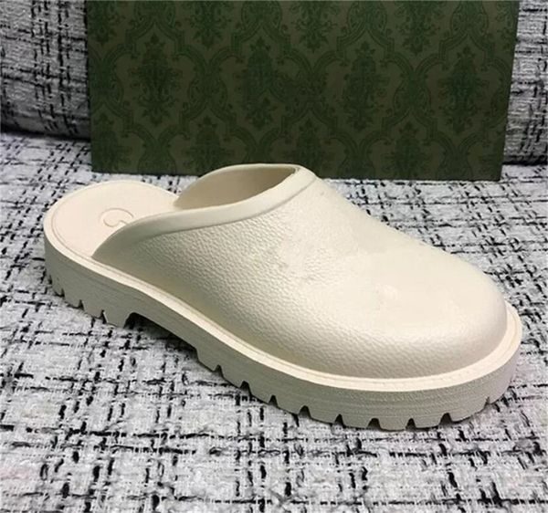 2022 brand perforated slippers men women platform designer sandals wedge rubber cut-out slide transparent materials fashion beach flats shoe, Black
2022 brand perforated slippers men women platform designer sandals wedge rubber cut-out slide transparent materials fashion beach flats shoe, Black