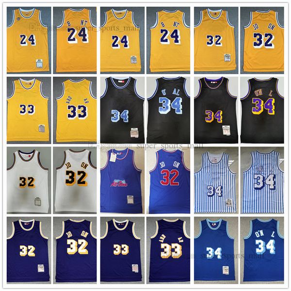retro mitchell&ness basketball jerseys #24 32 earvin #24 johnson 33 kareem james west abdul chamberlain worthy jersey stitched yellow blue 1, Black;red
retro mitchell&ness basketball jerseys #24 32 earvin #24 johnson 33 kareem james west abdul chamberlain worthy jersey stitched yellow blue 1, Black;red