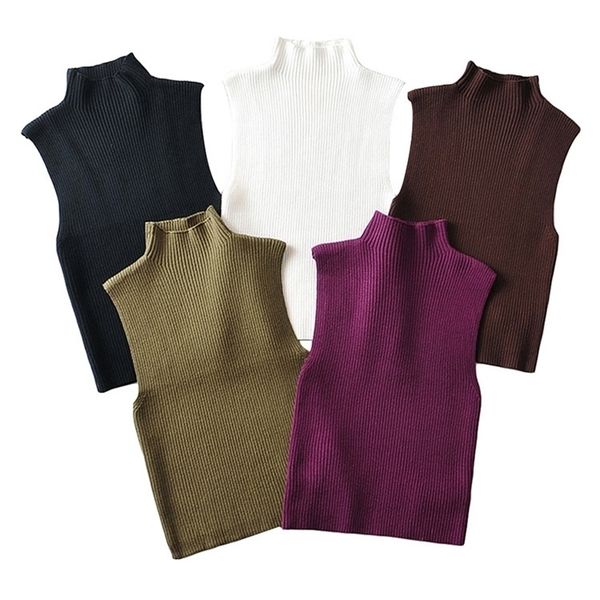 traf women fashion fitted basic ribbed knit tank vintage high neck sleeveless female camis chic vest mujer 220325, White
traf women fashion fitted basic ribbed knit tank vintage high neck sleeveless female camis chic vest mujer 220325, White