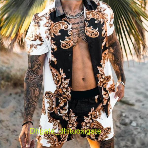 mens fashion summer tracksuit hawaiian sets t-shirts printing luxury men swim short sleeve button shirts beach shorts streetwear casual shir, Gray
mens fashion summer tracksuit hawaiian sets t-shirts printing luxury men swim short sleeve button shirts beach shorts streetwear casual shir, Gray