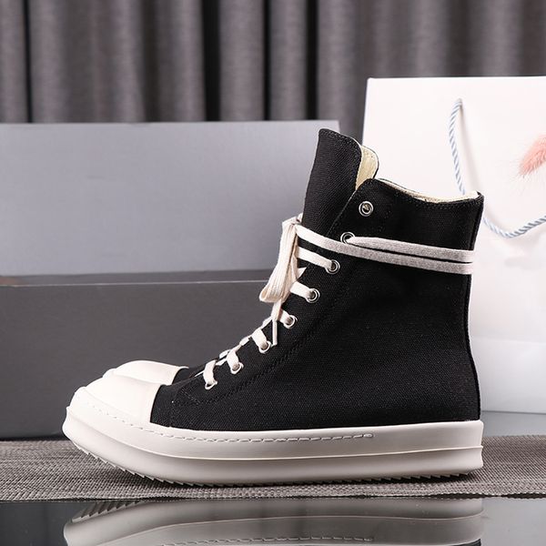 2022s rick high street canvas shoes men's casual shoes black male sneakers streetwear solid lace-up owens designer women's sneaker
2022s rick high street canvas shoes men's casual shoes black male sneakers streetwear solid lace-up owens designer women's sneaker