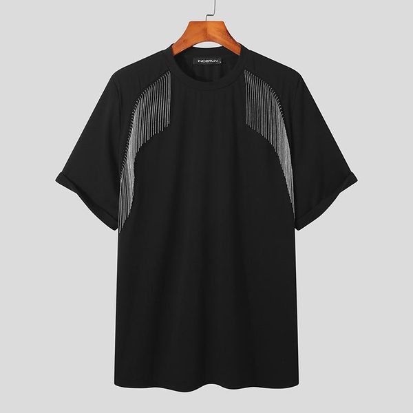 men's t-shirts men t shirt tassel solid color 2022 o-neck short sleeve camisetas streetwear summer fashion casual tee s-5xl, White;black
men's t-shirts men t shirt tassel solid color 2022 o-neck short sleeve camisetas streetwear summer fashion casual tee s-5xl, White;black