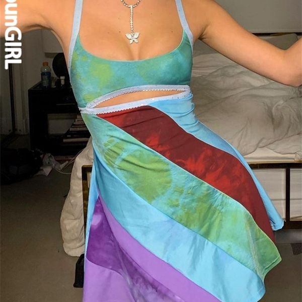 heyoungirl patchwork sleeveless strap a line mini dress hollow out backless 90s fashion short dresse summer party 220423, Black;gray
heyoungirl patchwork sleeveless strap a line mini dress hollow out backless 90s fashion short dresse summer party 220423, Black;gray