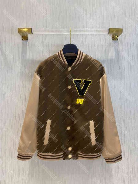 brand women baseball jacket shirt mens stitching fashion long sleeve coat louisclothes logo print zipper shirts spring and su2838, Black;brown
brand women baseball jacket shirt mens stitching fashion long sleeve coat louisclothes logo print zipper shirts spring and su2838, Black;brown