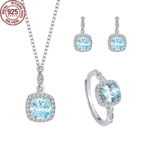 popular s925 sterling silver ocean heart blue fashion jewelry three piece set girl fine
popular s925 sterling silver ocean heart blue fashion jewelry three piece set girl fine