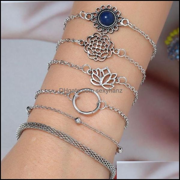 charm bracelets sets 6pcs/set adjustable bracelet for women party wedding accessories hollow leaves flowers bracele sexyhanz dhxgm, Golden;silver
charm bracelets sets 6pcs/set adjustable bracelet for women party wedding accessories hollow leaves flowers bracele sexyhanz dhxgm, Golden;silver