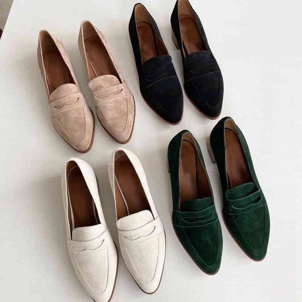 sandals american women's loafer shoes thick heels middle pointed leather sheepskin comfortable autumn, Black
sandals american women's loafer shoes thick heels middle pointed leather sheepskin comfortable autumn, Black
