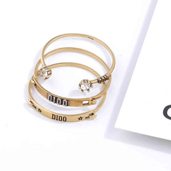 52% off 2022 new fashion designer jewelry inlaid brass three piece set women's net red same trend bracelet, Black
52% off 2022 new fashion designer jewelry inlaid brass three piece set women's net red same trend bracelet, Black