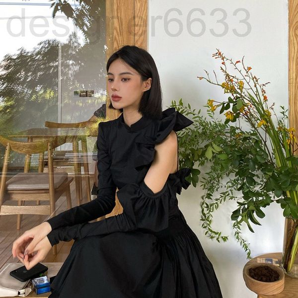 casual dresses designer hepburn dress women's spring temperament stand collar medium long pleated sleeved, Black;gray
casual dresses designer hepburn dress women's spring temperament stand collar medium long pleated sleeved, Black;gray