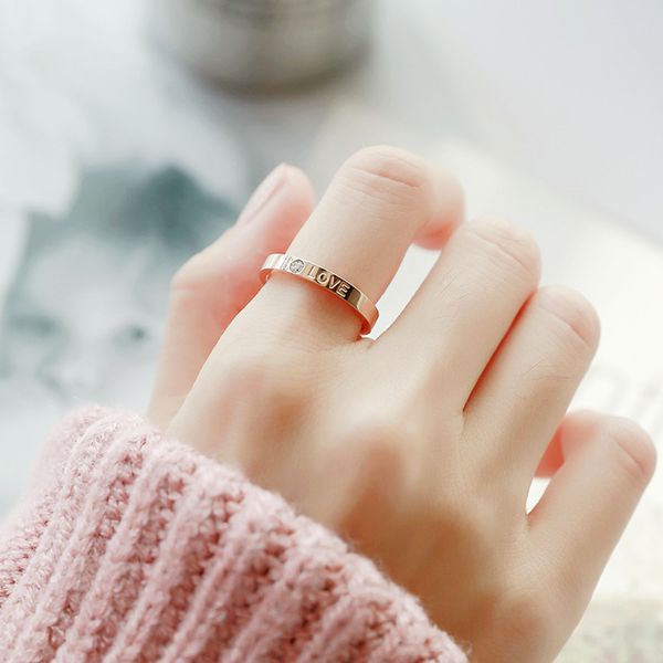 fashion love letters crystal diamond shining band rings for lovers stainless steel 18k rose gold ol cz zircon ring jewelry, Silver
fashion love letters crystal diamond shining band rings for lovers stainless steel 18k rose gold ol cz zircon ring jewelry, Silver