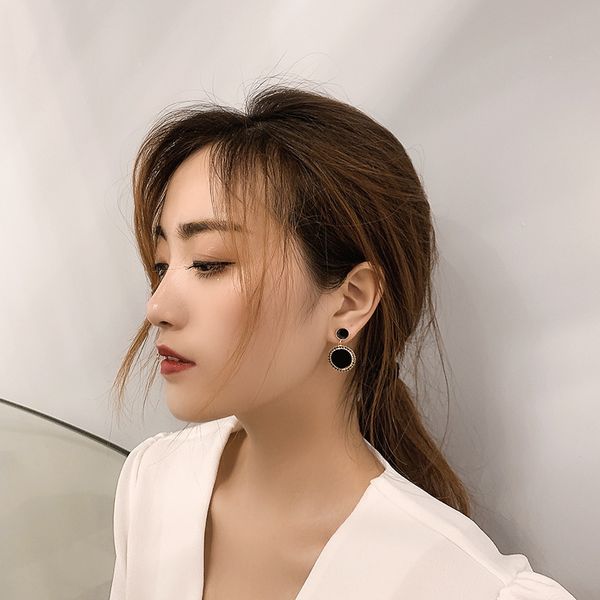 925 silver needle elegant black crystal earrings korean long rhinestone earrings personalized wholesale online influencer eardrop, Golden
925 silver needle elegant black crystal earrings korean long rhinestone earrings personalized wholesale online influencer eardrop, Golden