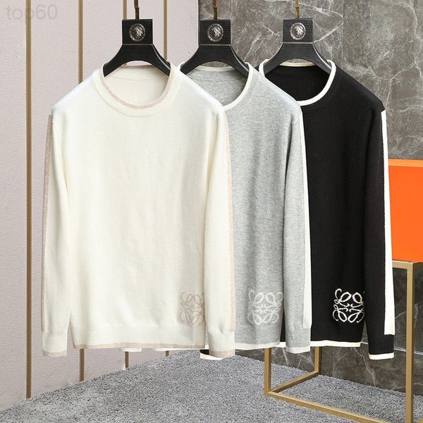 men's hoodies & sweatshirts designer 2021 winter versatile bottoming shirt meinu warm sweater men's high-end jacquard i1fa2022, Black
men's hoodies & sweatshirts designer 2021 winter versatile bottoming shirt meinu warm sweater men's high-end jacquard i1fa2022, Black