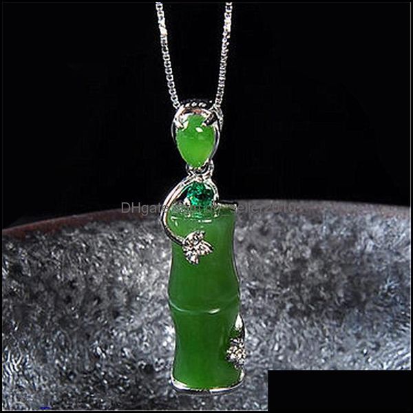pendant necklaces auspicious green jade bamboo necklace plant uplifting chalcedony onyx stone sier drop delivery 2021 jew dhseller2010 dhte2, Silver
pendant necklaces auspicious green jade bamboo necklace plant uplifting chalcedony onyx stone sier drop delivery 2021 jew dhseller2010 dhte2, Silver