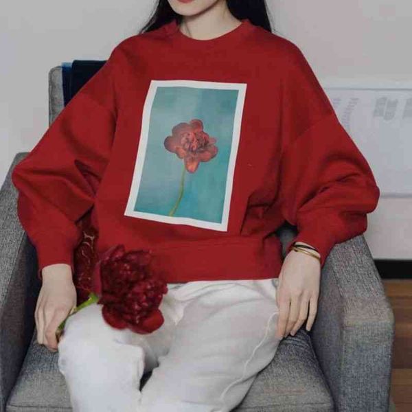 women's hoodies sweatshirts year red early spring flower blossom rh printed cotton blended doublesided knitted silhouette sweater pullo, Black
women's hoodies sweatshirts year red early spring flower blossom rh printed cotton blended doublesided knitted silhouette sweater pullo, Black